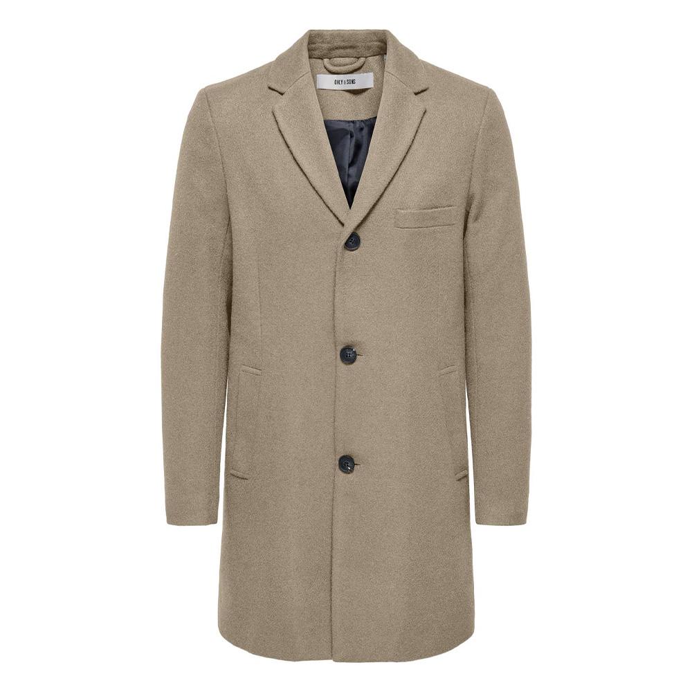 Only &amp; Sons Abrigo Maylon Beige Hombre barato