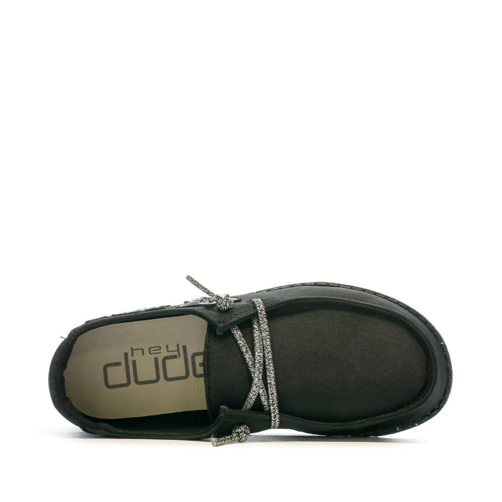 Hey Dude Wendy 13012 Mixed Pattern Black Shoes Photo of the Espace des Marques %store% store - view of %key%