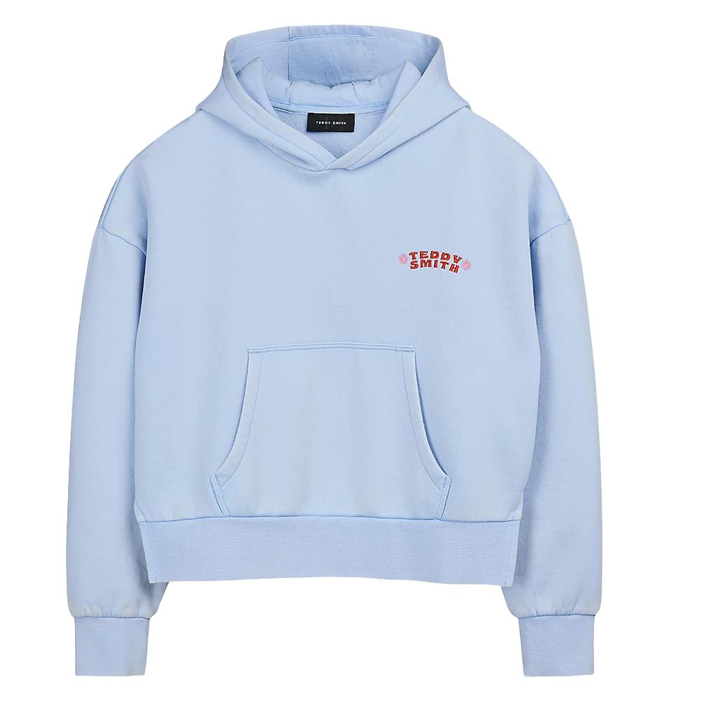 Teddy Smith Pastel Blue Boys’ Hooded Top affordable