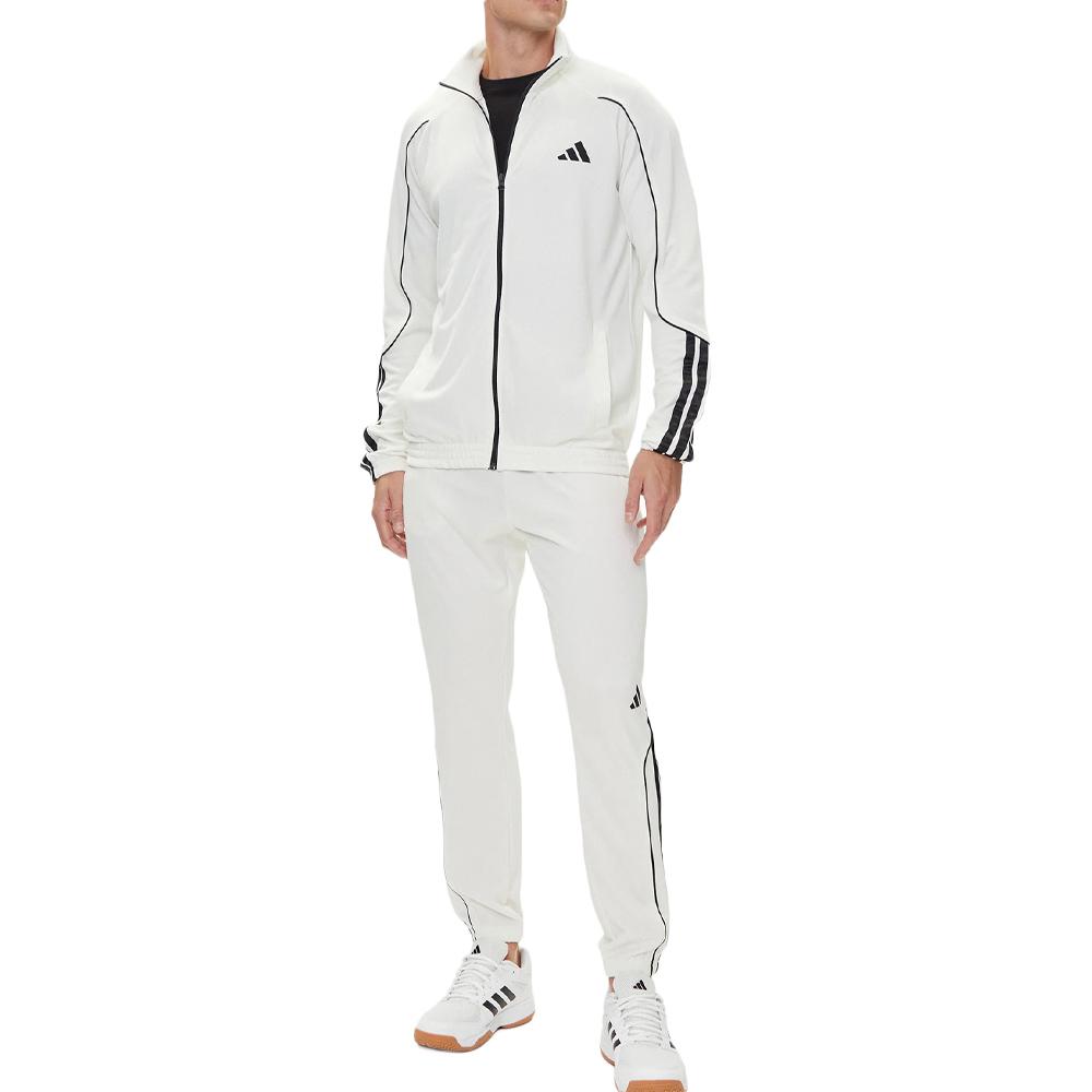 Adidas Men’s White/Black Tracksuit M 3s Stadium affordable
