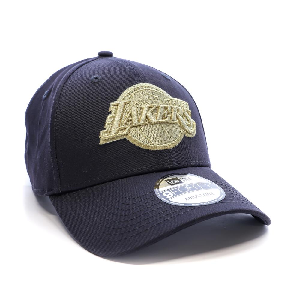 Casquette Bleu Marine/Kaki Adulte New Era Los Angeles Lakers vue 2