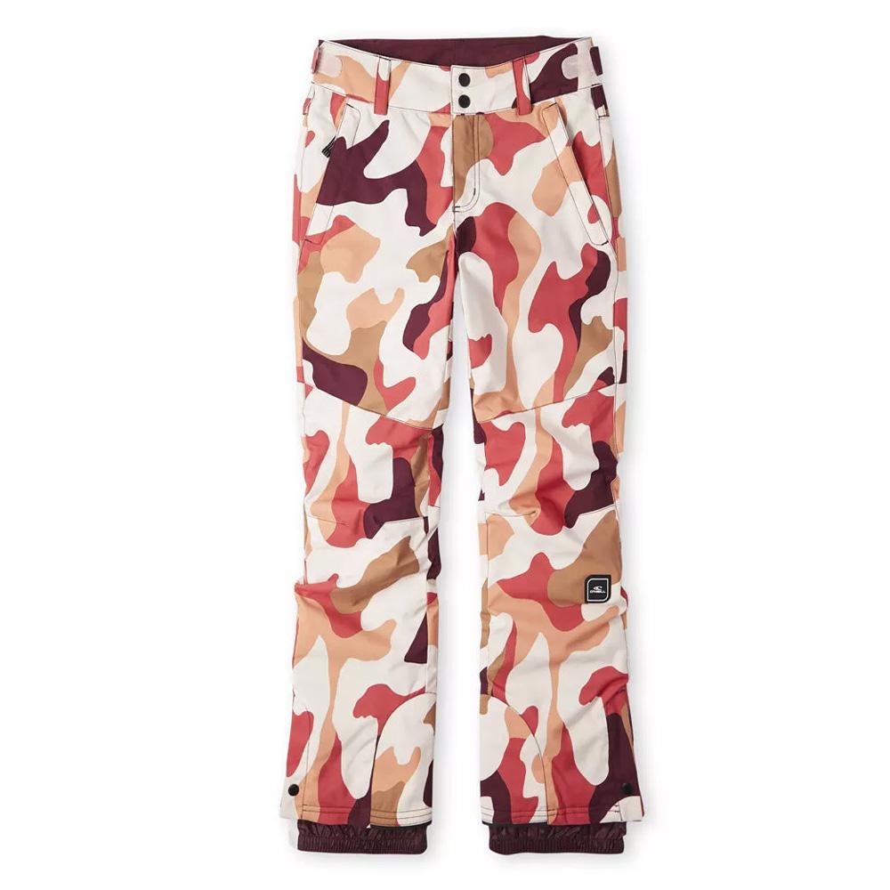 Pantalón esquí O'Neill Star Printed Blanco/Rojo, niña ver 3