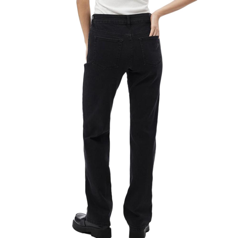 Jean Droit Noir Femme Pieces Kelly vue 2
