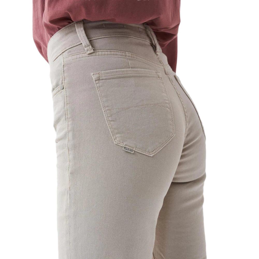 Jean Slim Beige Femme Salsa 125994 vue 2