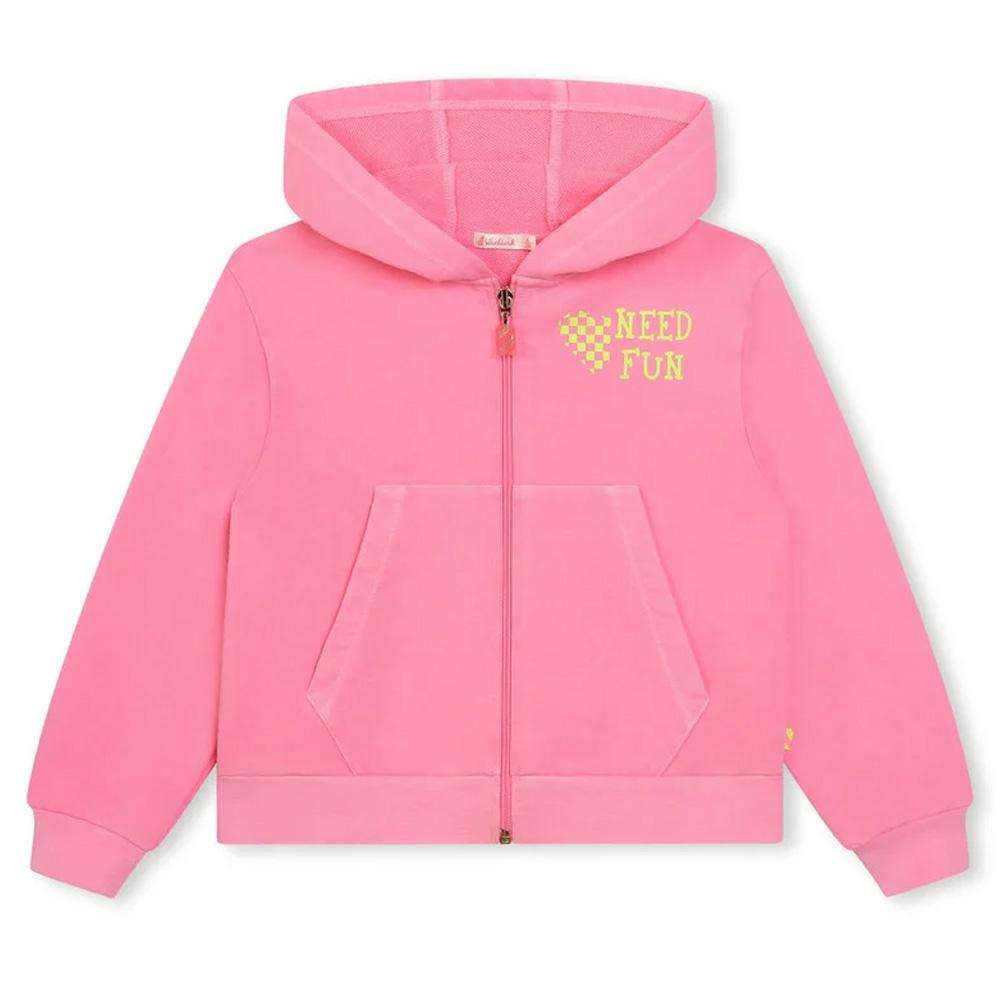 Sweat Rose Fille Billieblush U20103 pas cher