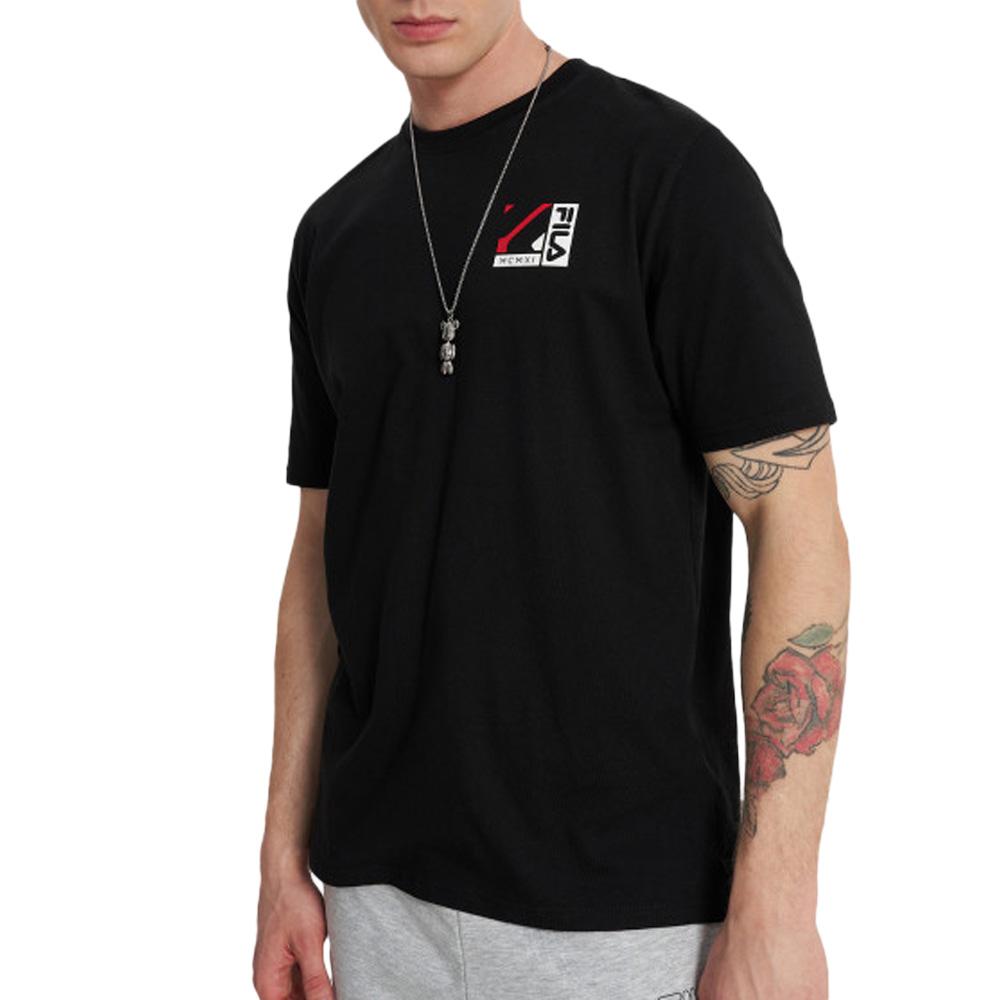 Camiseta Fila Graphic Negra, Hombre barato