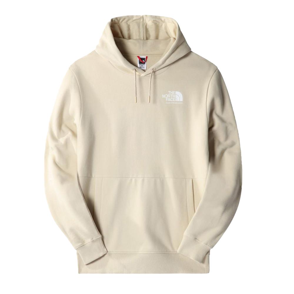 Beiges Herren-Kapuzen-Sweatshirt „The North Face Coordinate“ günstig