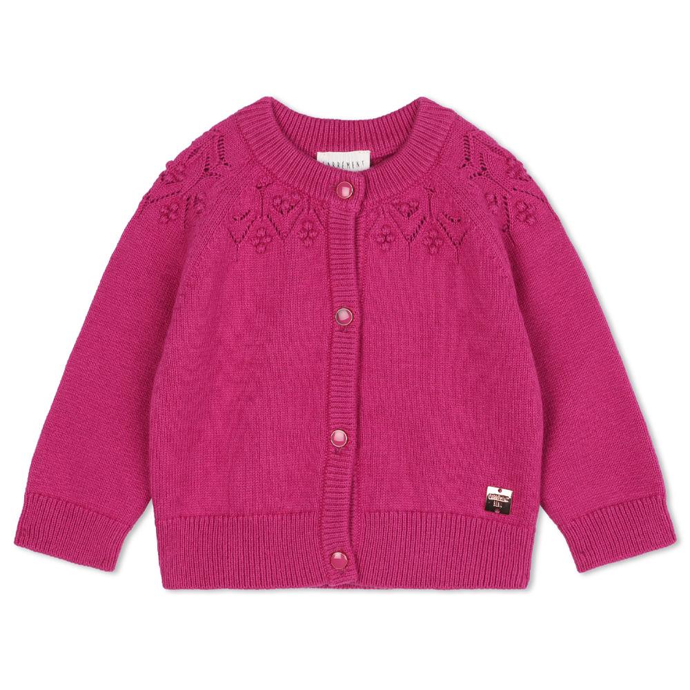 Strickjacke Fuchsia Baby, Mädchen Carré Beau Y30211 günstig