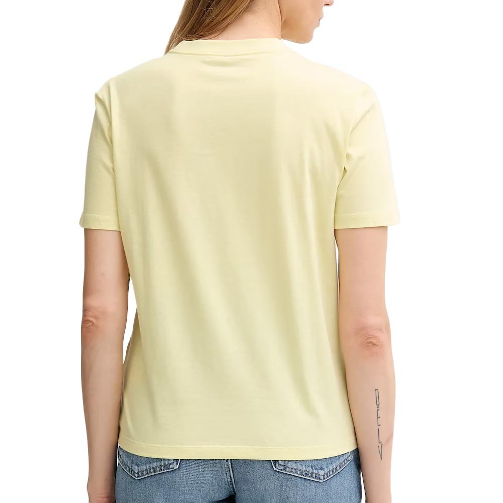 T-Shirt Gelb Frau Calvin Klein Jeans Ss Classic Ansicht 2
