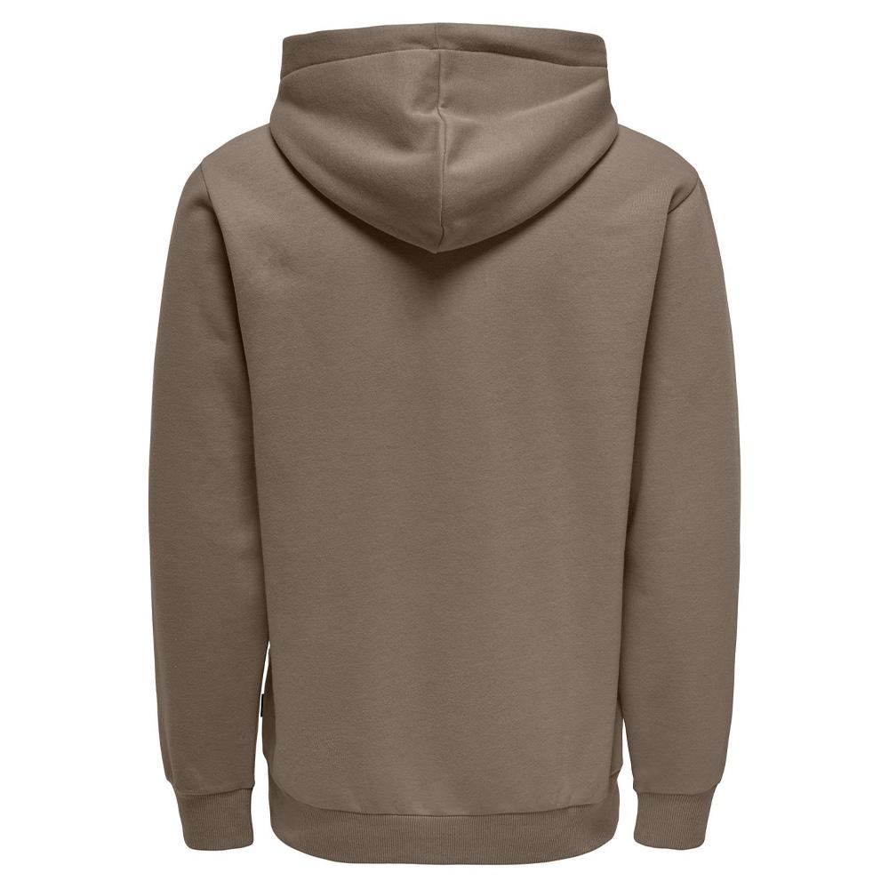 Braunes Herren-Kapuzensweatshirt von Only & Sons Ceres Ansicht 2
