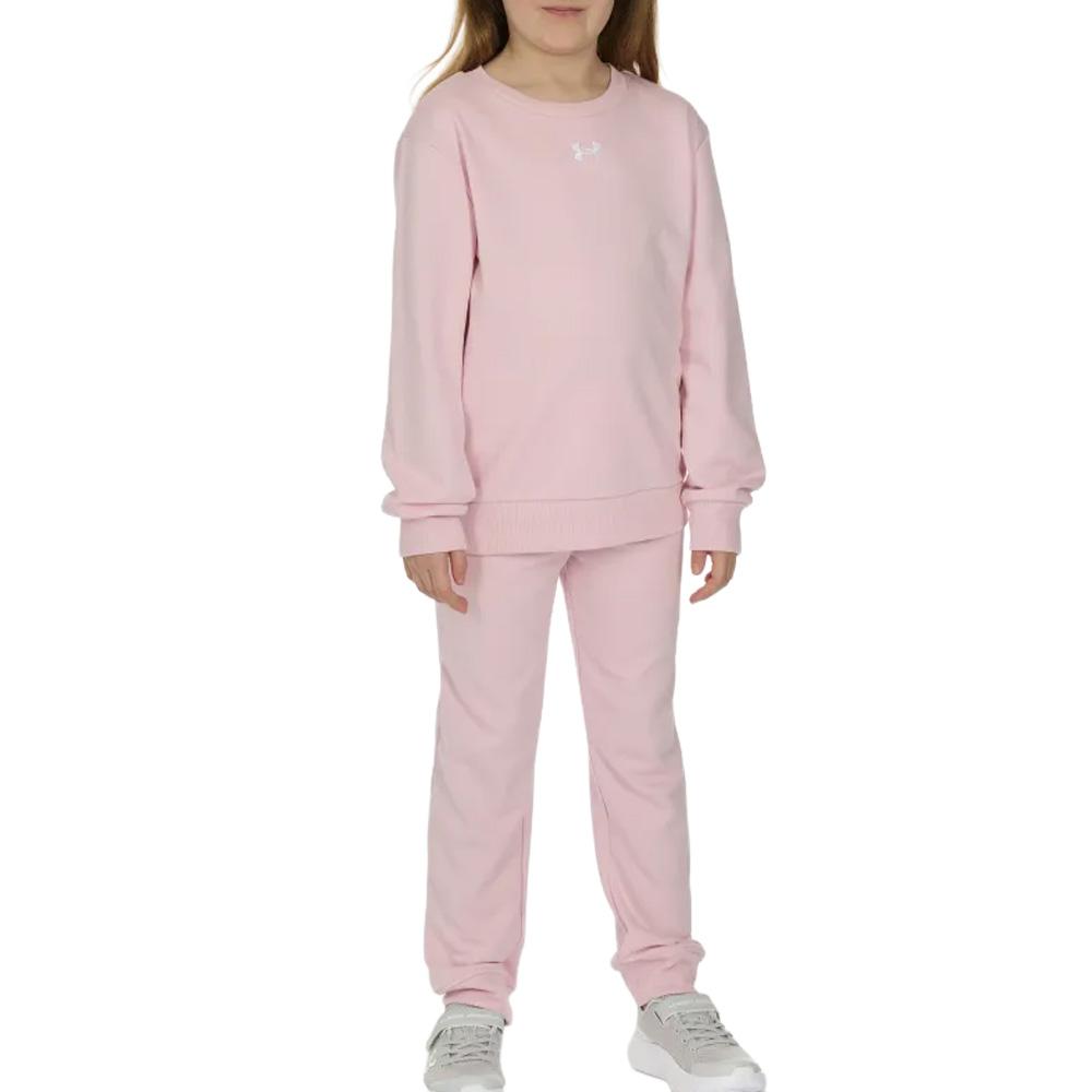 Under Armour Rival Pink Girls’ Tracksuit Set affordable