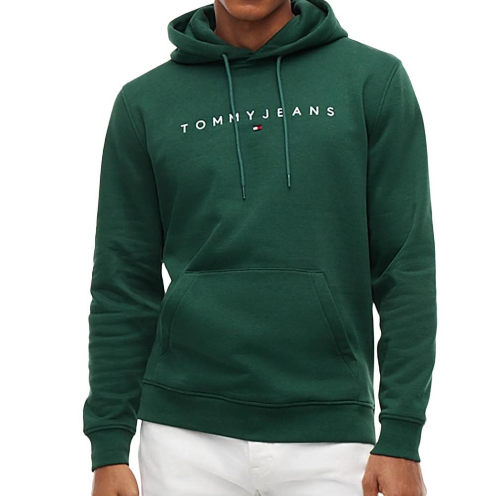 Tommy Hilfiger Herren-Sweatshirt in Waldgrün, gewaschen DM0DM20746 günstig