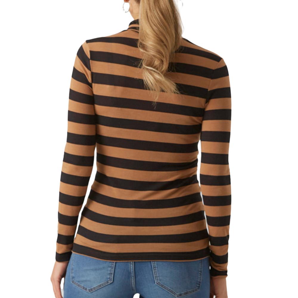 Orange/Schwarz Langarmshirt Frau Mamalicious Nellie Ansicht 2