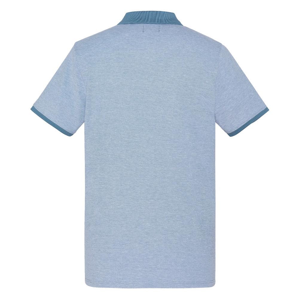 Hellblaues Herren-Polohemd von Schott PSPENY Ansicht 2