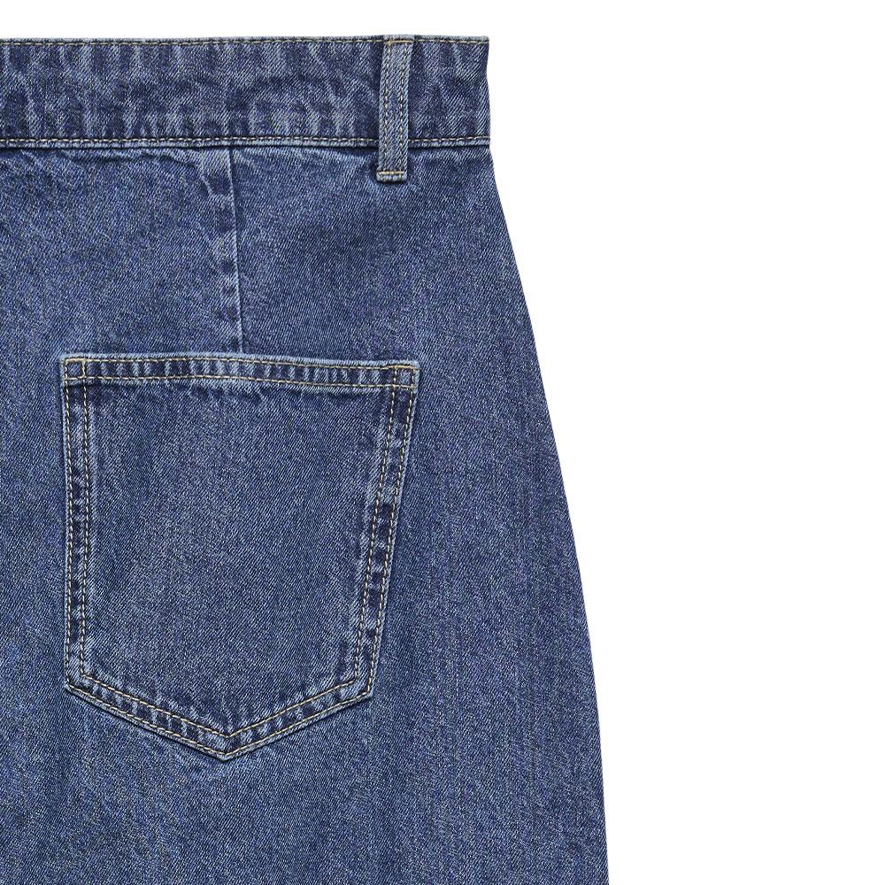 Dunkelblauer Jeansrock für Damen von Vero Moda, Modell Elfi Ansicht 2