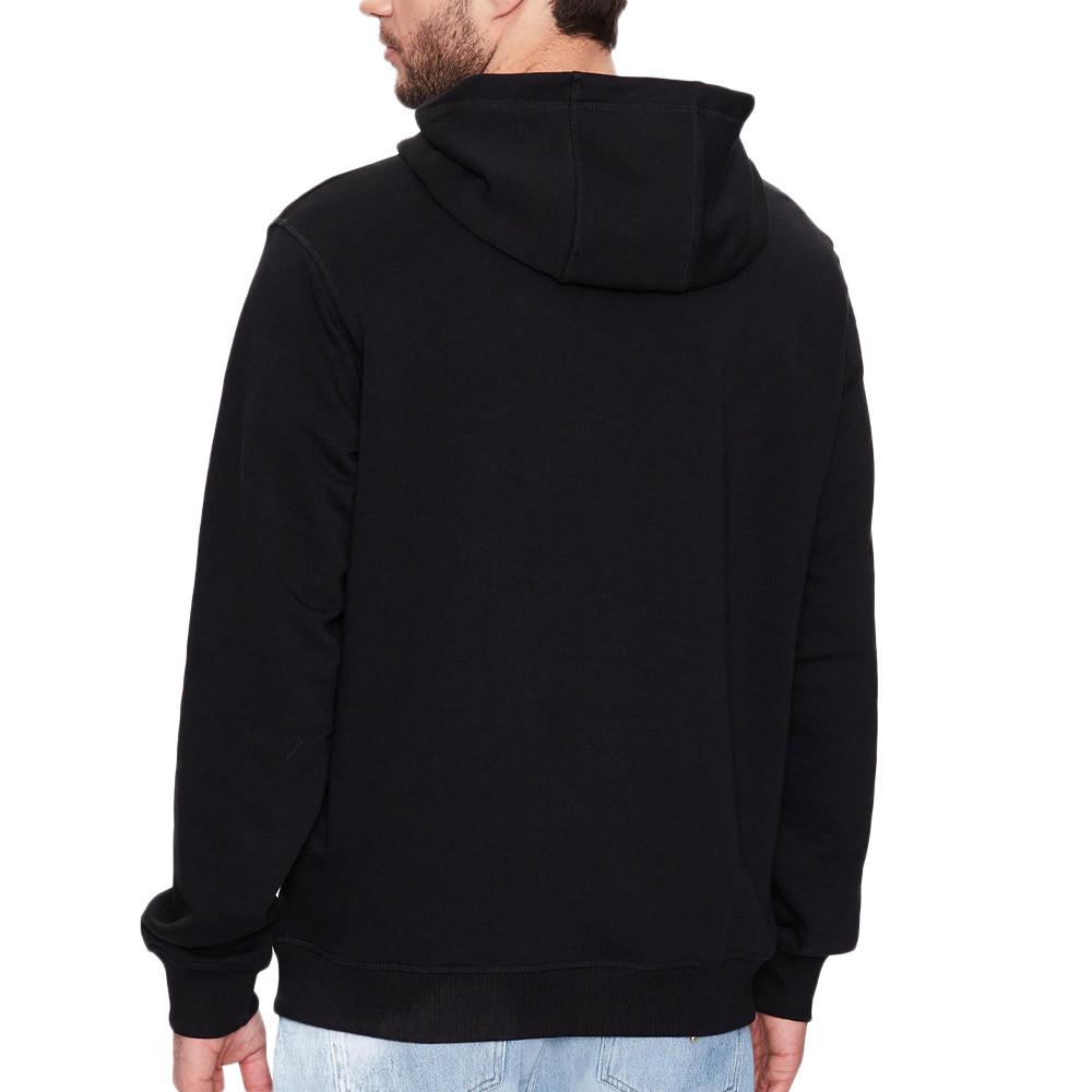 Guess Embro Kapuzenpullover Schwarz Mann Ansicht 2