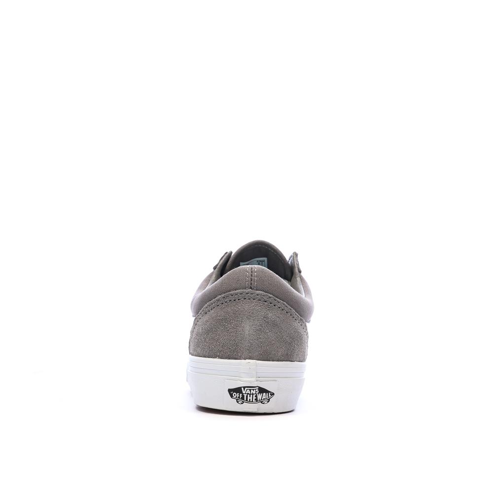 Zapatillas gris mujer Vans Old Skool Check Bumper ver 3