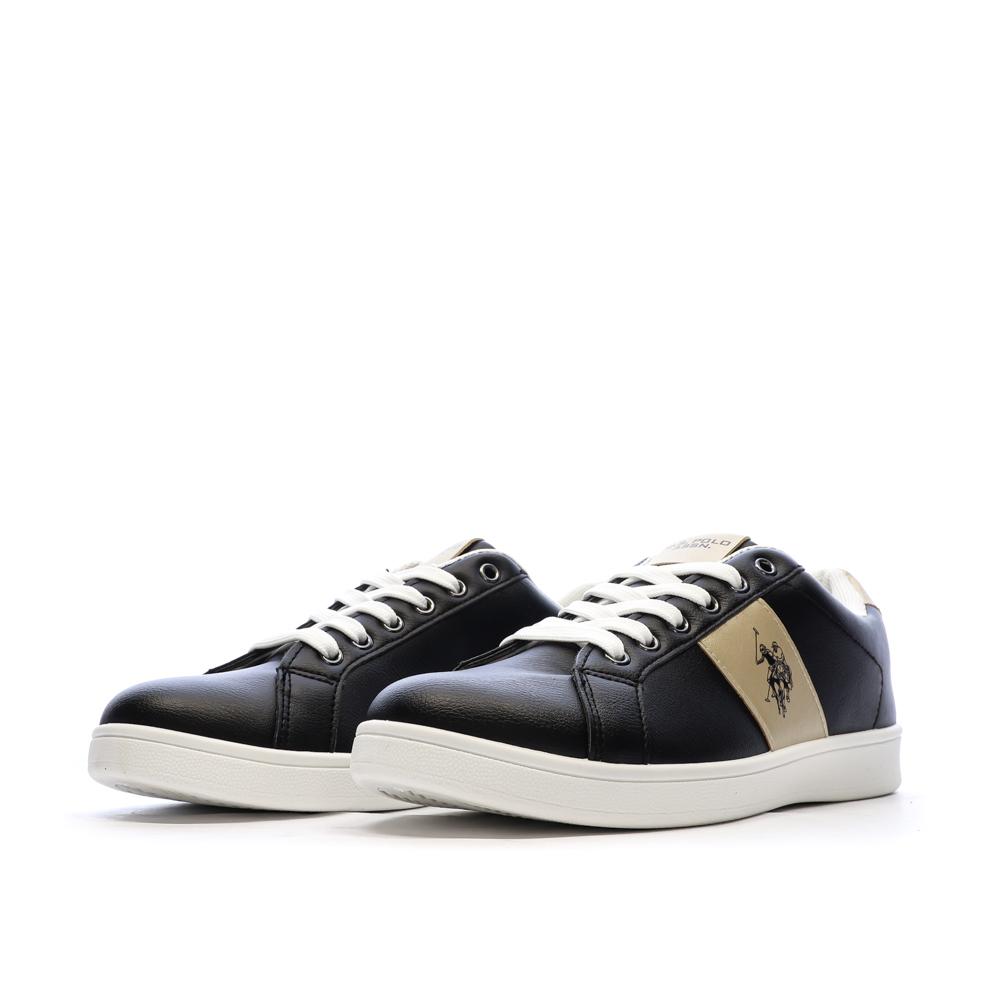 Schwarz/Goldene Sneakers Women US Polo ASSN For Everyday Ansicht 6