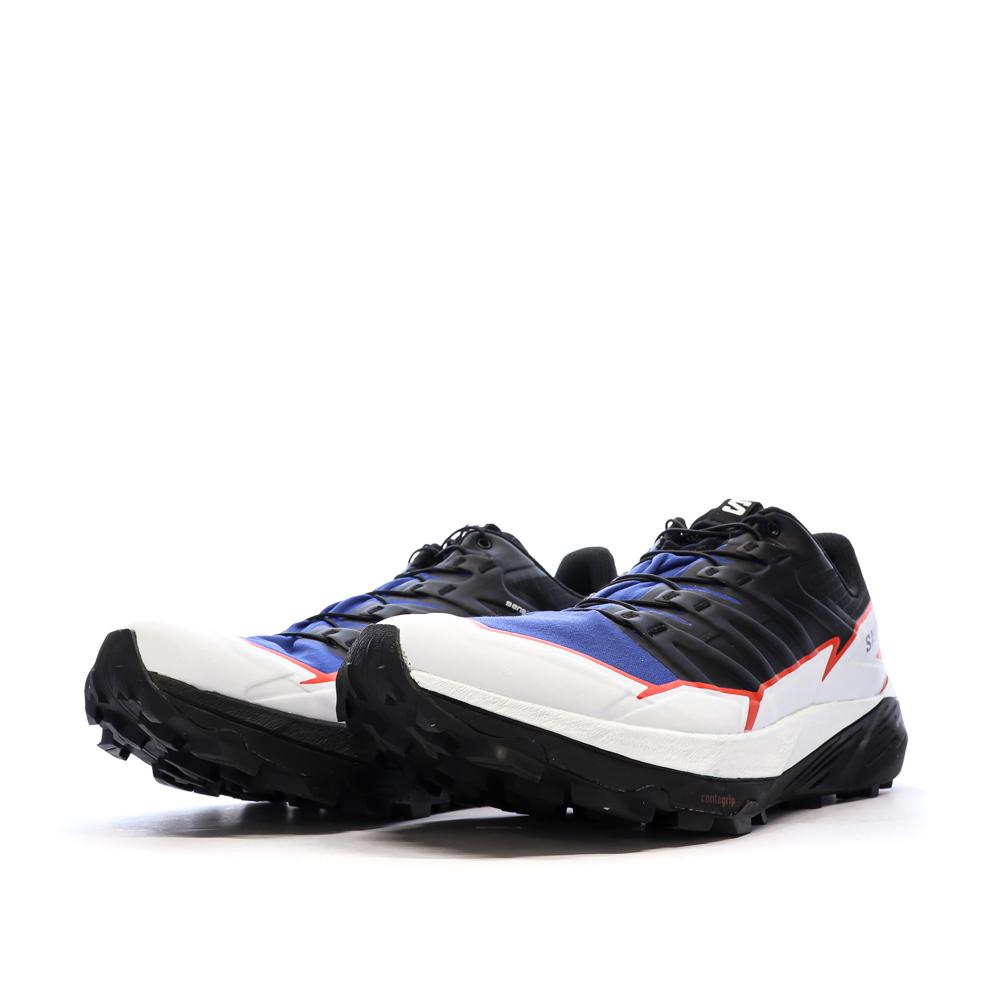 Chaussures de Trail Noir/Blanc/Bleu Homme Salomon Thundercross vue 6