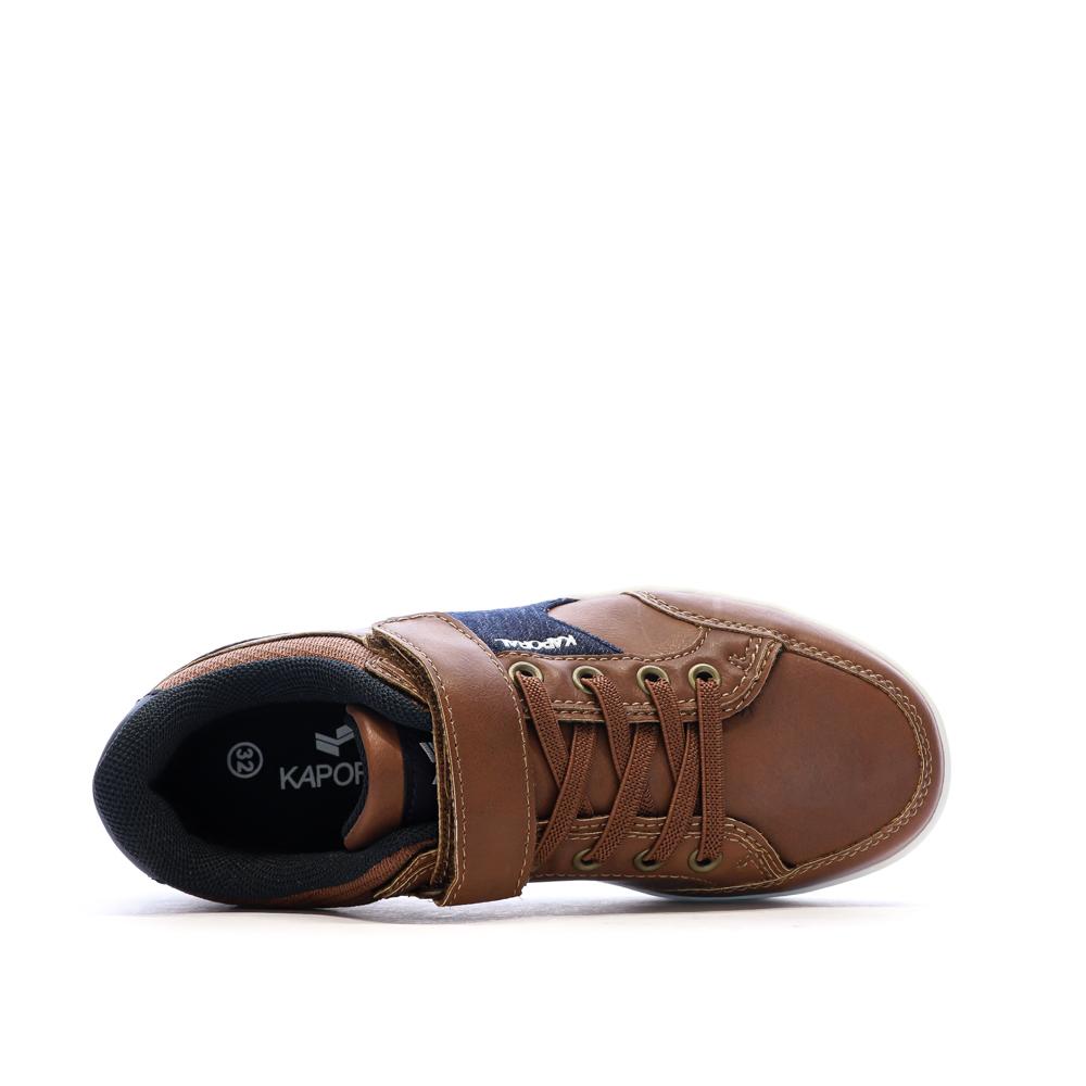 Baskets Marron Garçon Kaporal Draglow vue 4