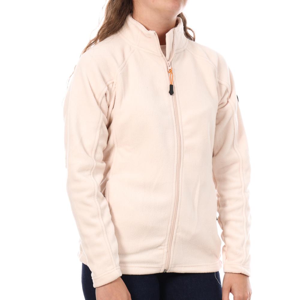 Fleece-Sweatshirt Ecru Frau Best Mountain Victoria günstig