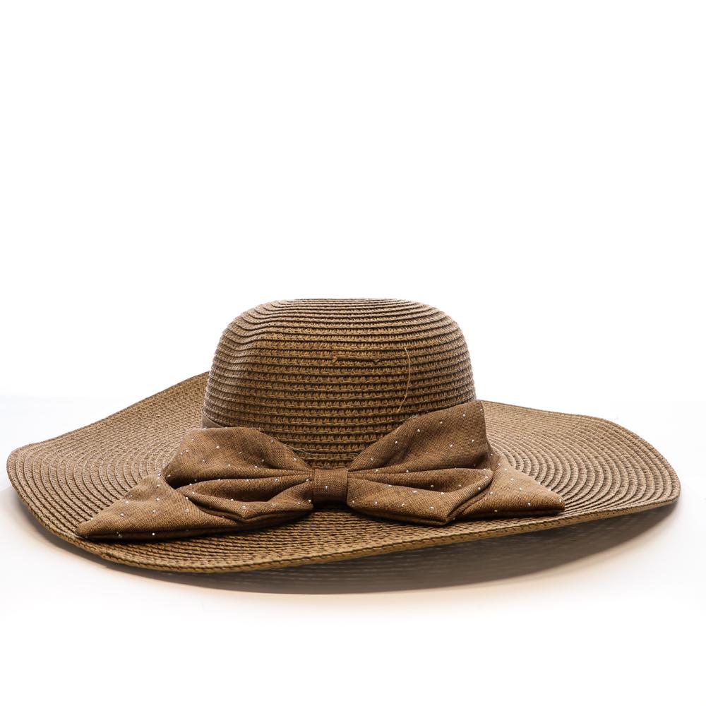 Brown Hats Women’s Via Lorenzo Ivory Floppy Hat Photo of the Espace des Marques %store% store - view of %key%
