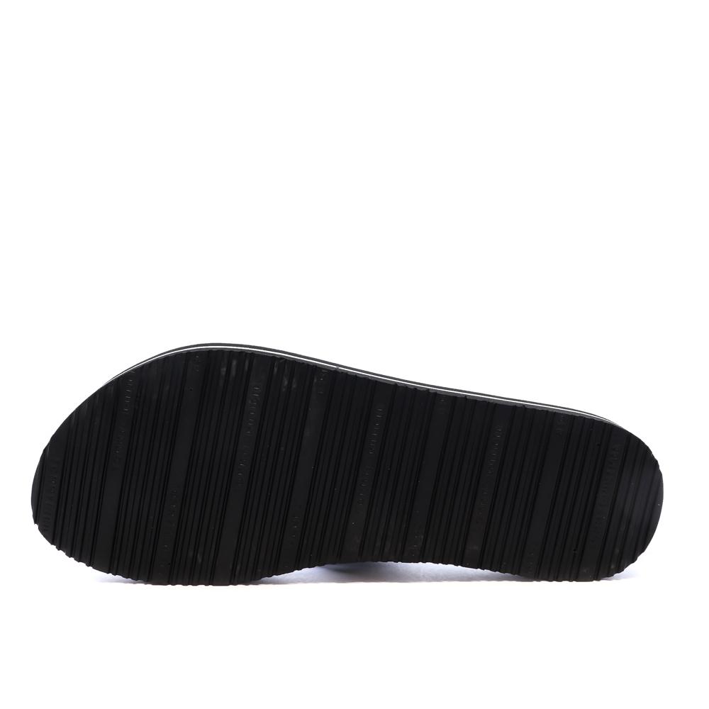 Schwarze Flip-Flops Herren Tommy Hilfiger Webbing Ansicht 2