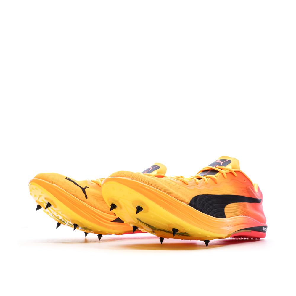 Puma Evospeed Long Distance Nitro Elite 2 Track &amp; Field Shoes Yellow/Pink For Men Photo of the Espace des Marques %store% store - view of %key%