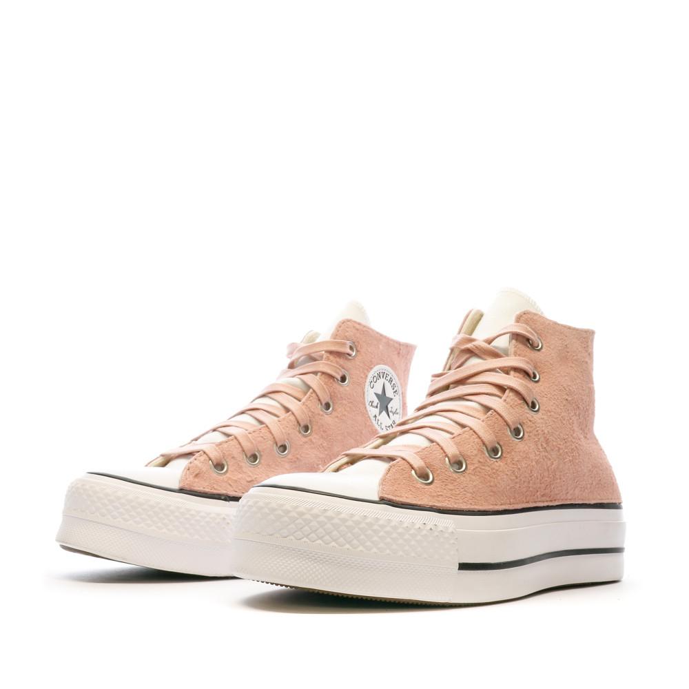 Baskets Rose Femme Converse Ctas Lift Canvas vue 7