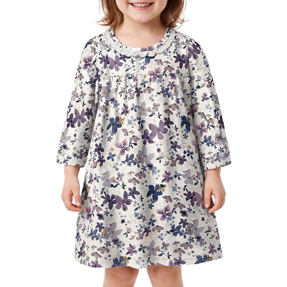 Kleid Blümchen Ecru Mädchen Name it Naline günstig