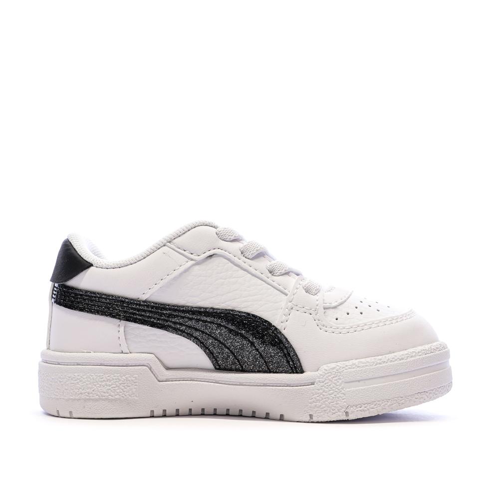 Baskets Blanche/Noir Fille Puma Ca Pro Jewel vue 2