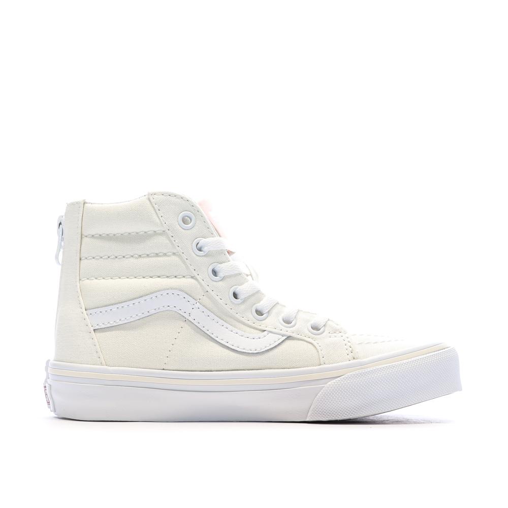 Zapatillas niña beige Vans Flower ver 2