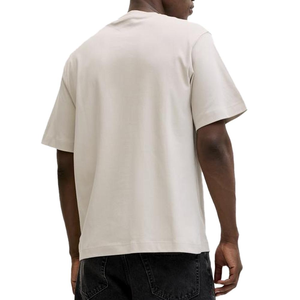 T-Shirt Beige Herren Jack & Jones Neck Ansicht 2