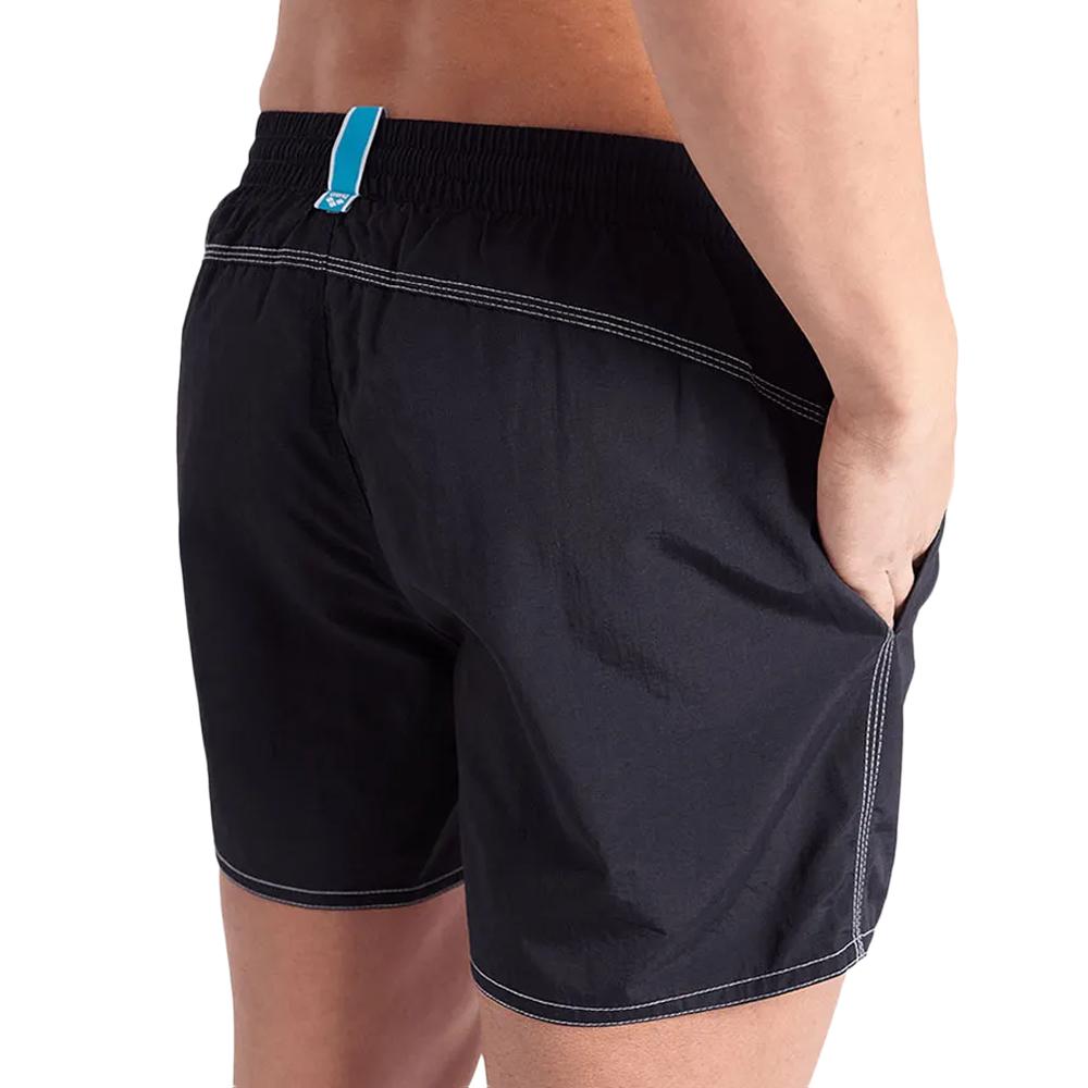 Arena Bywayx Herren Badeshorts Schwarz/Weiß Ansicht 2