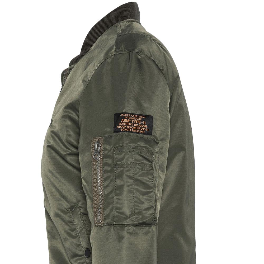 Schott Women's Khaki Bomber JET17W Photo of the Espace des Marques %store% store - view of %key%