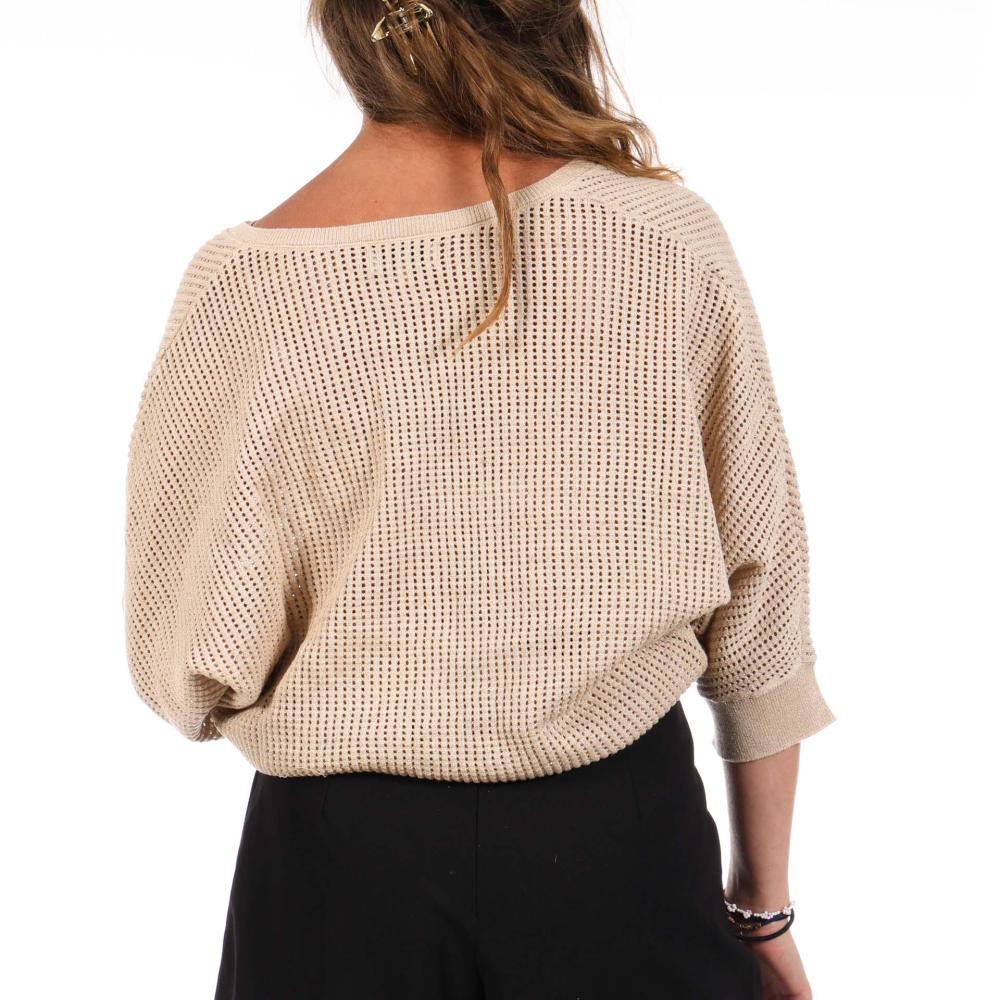 Beiger Damenpullover Freeman Porter Paross Ansicht 2