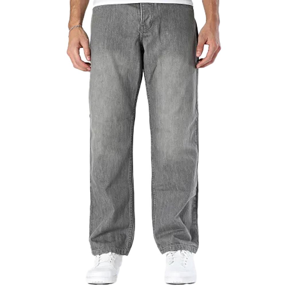 Paname Brothers Relaxed Men's Loose Grey Jeans affordable