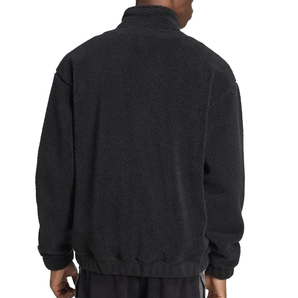 Schwarze Jacke Männlich Adidas P Ess Fz Ansicht 2
