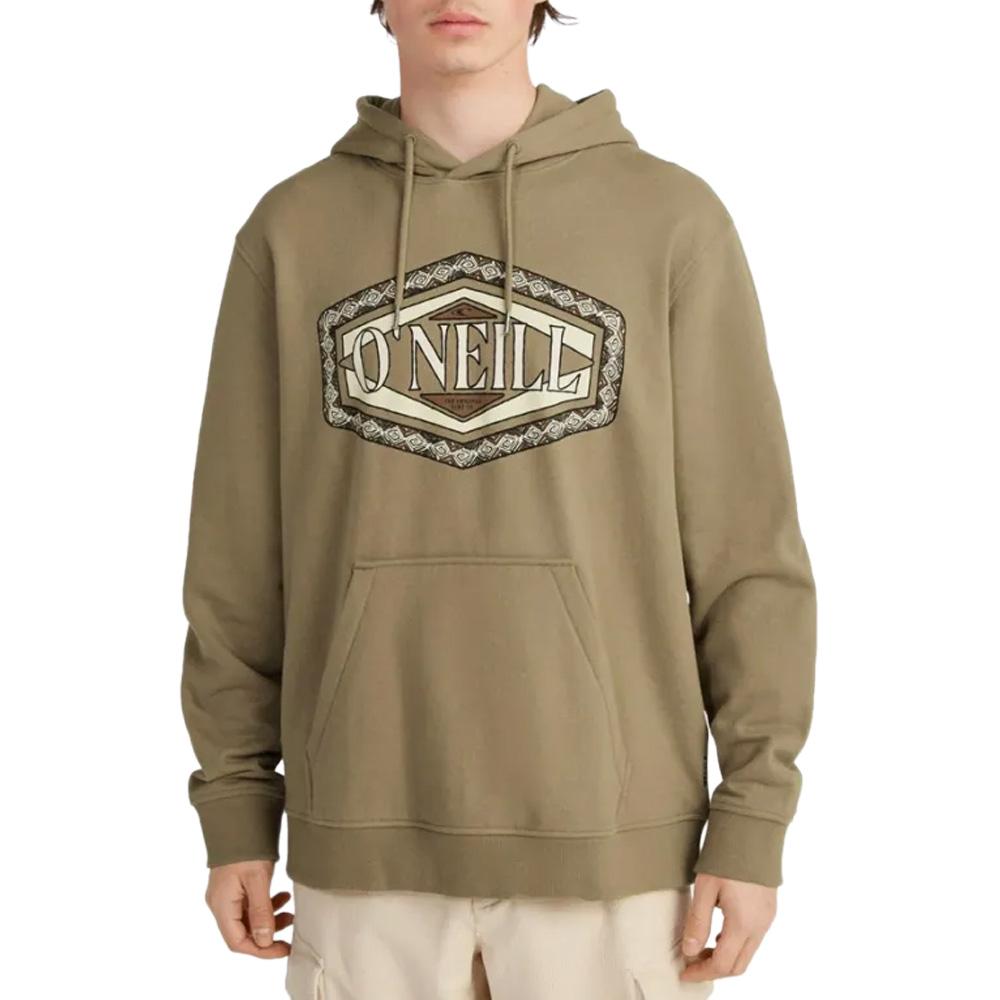 Sweat Marron Homme O'Neill Front pas cher
