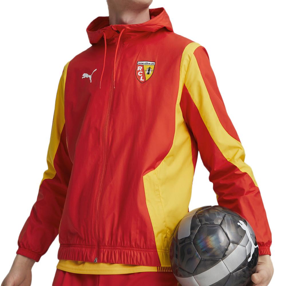 Chaqueta RCL Roja/Amarilla Puma Fútbol 23/24, Hombre barato