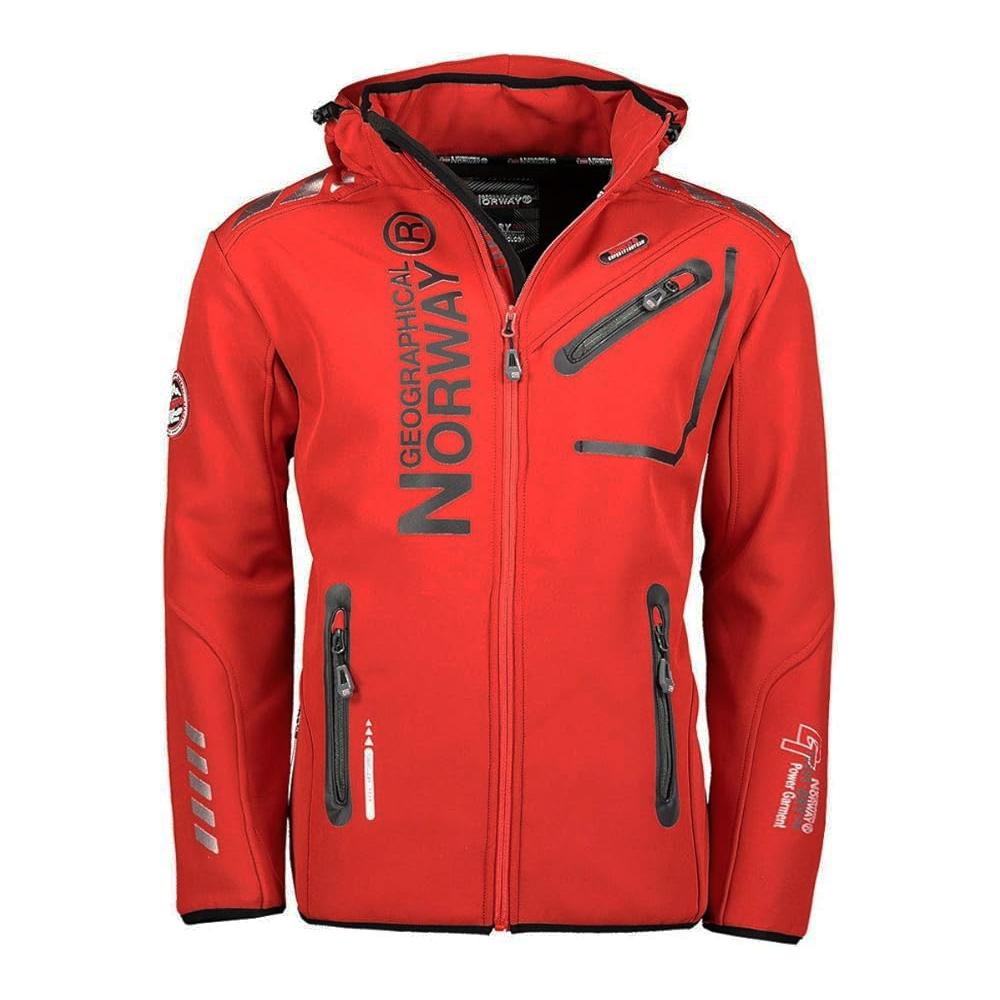 Geographical Norway Royaute Parka Softshell Roja Hombre barato