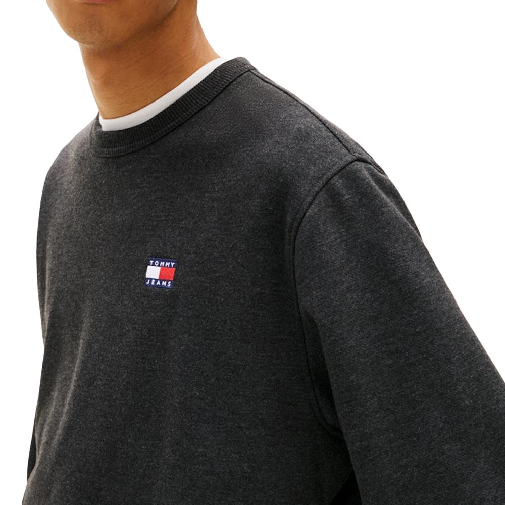 Tommy Hilfiger Men’s Black Sweatshirt with Badges Photo of the Espace des Marques %store% store - view of %key%