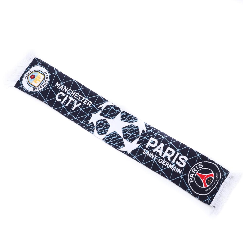 PSG - Manchester City PSG Scarf Navy P144 Photo of the Espace des Marques %store% store - view of %key%