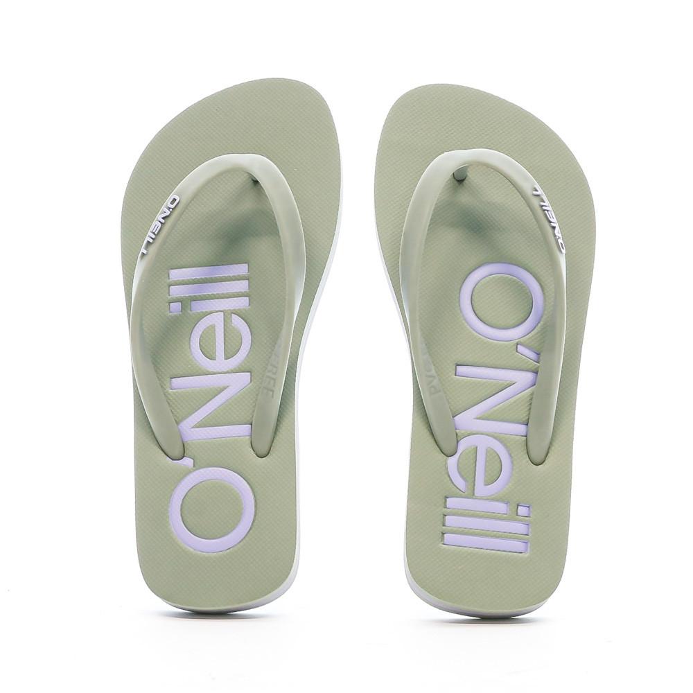 O'NeillProfile Logo Printed Girl's Khaki Flip Flops Photo of the Espace des Marques %store% store - view of %key%