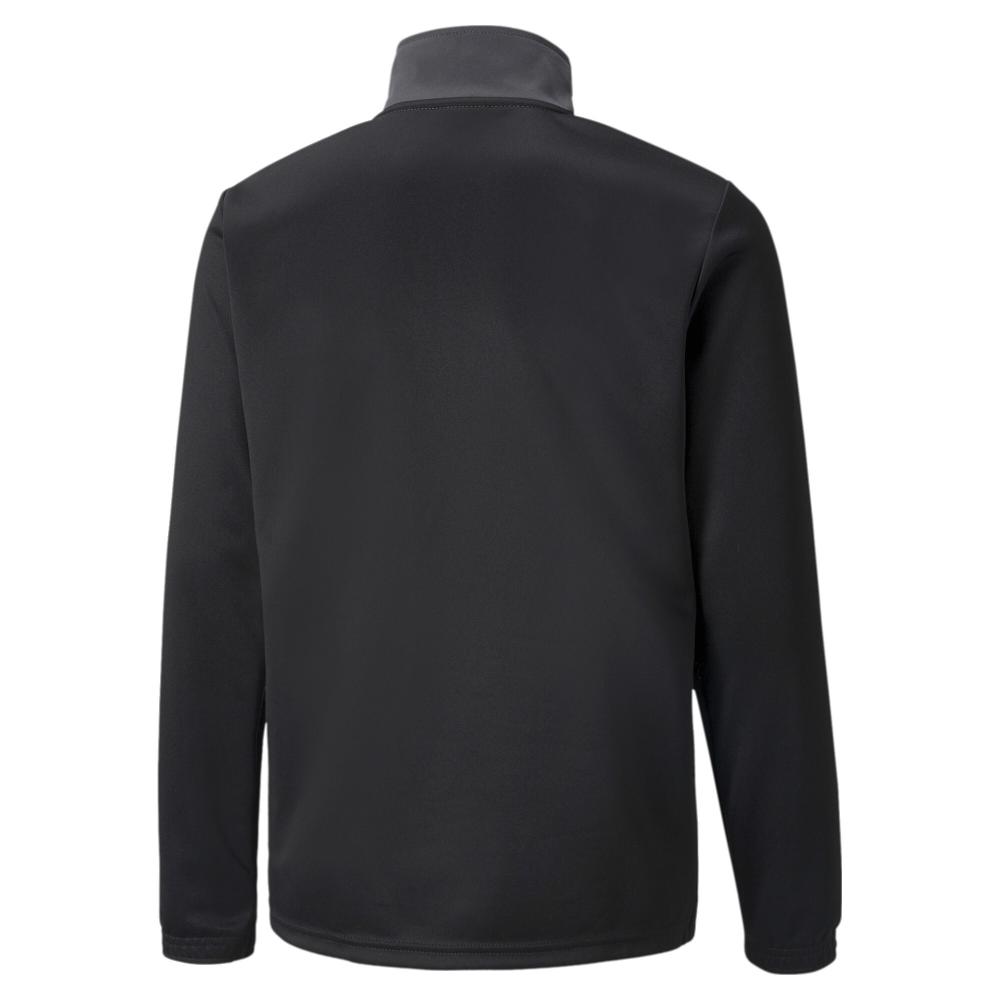 Boys' Puma Indrise 1/4 zip sweatshirt Black/Grey Photo of the Espace des Marques %store% store - view of %key%