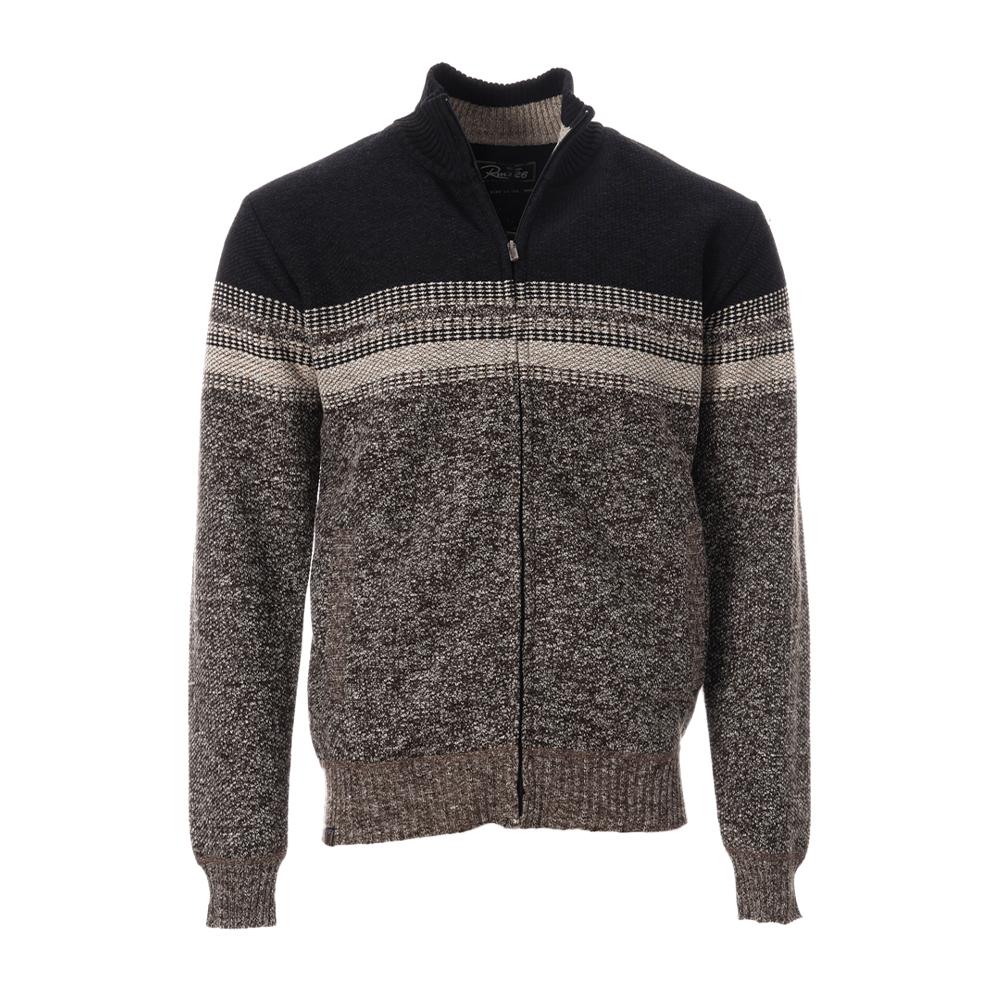 Men's Grey/Navy Cardigan RMS26 60978 affordable