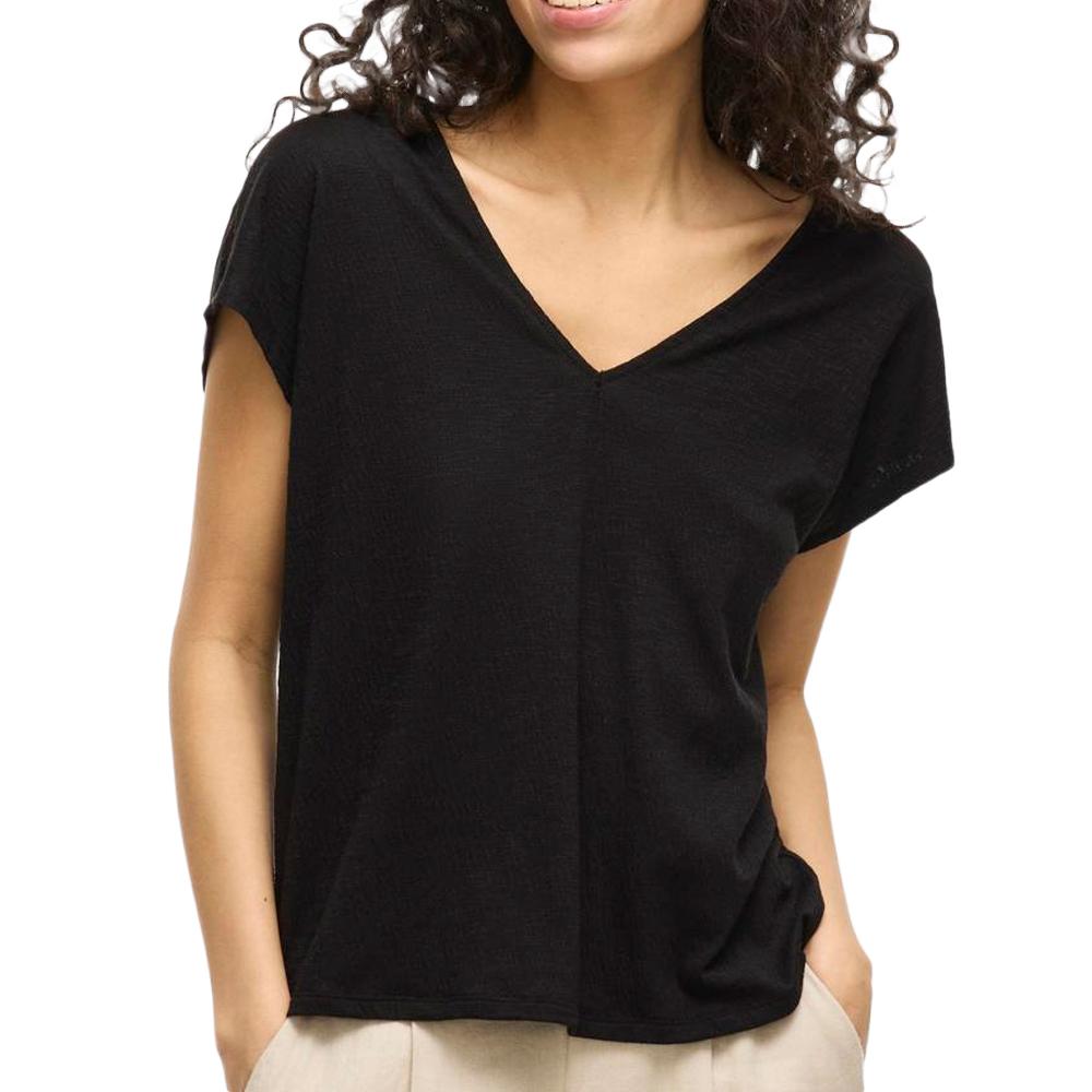 T-Shirt Noir Femme Vila Visyma pas cher