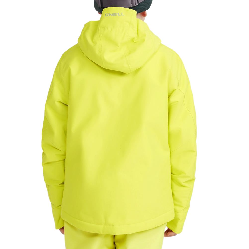 Veste de ski jaune fluo Garçon O'Neill Hammer vue 2