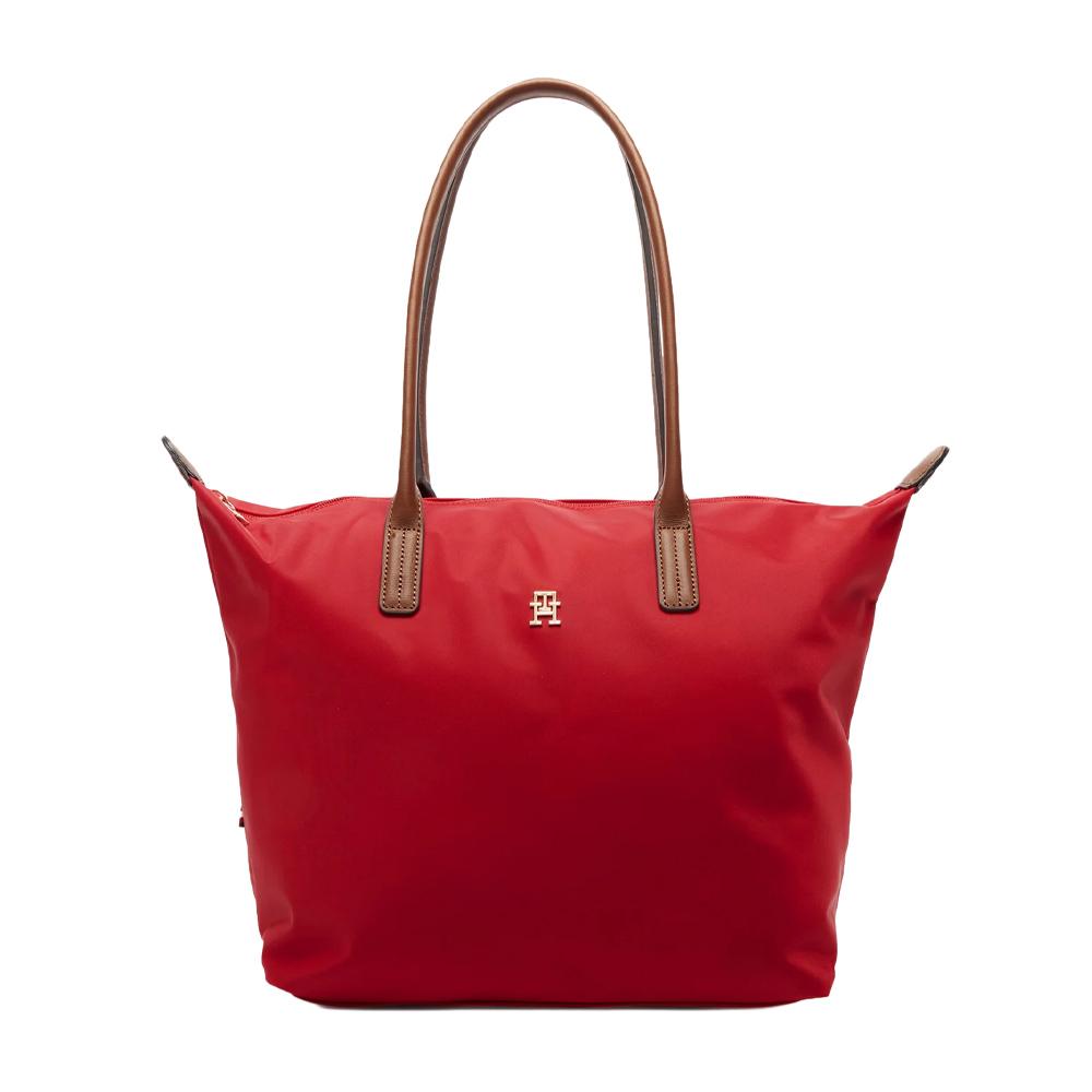Tommy Hilfiger Popette Tote – Red Women’s Handbag affordable