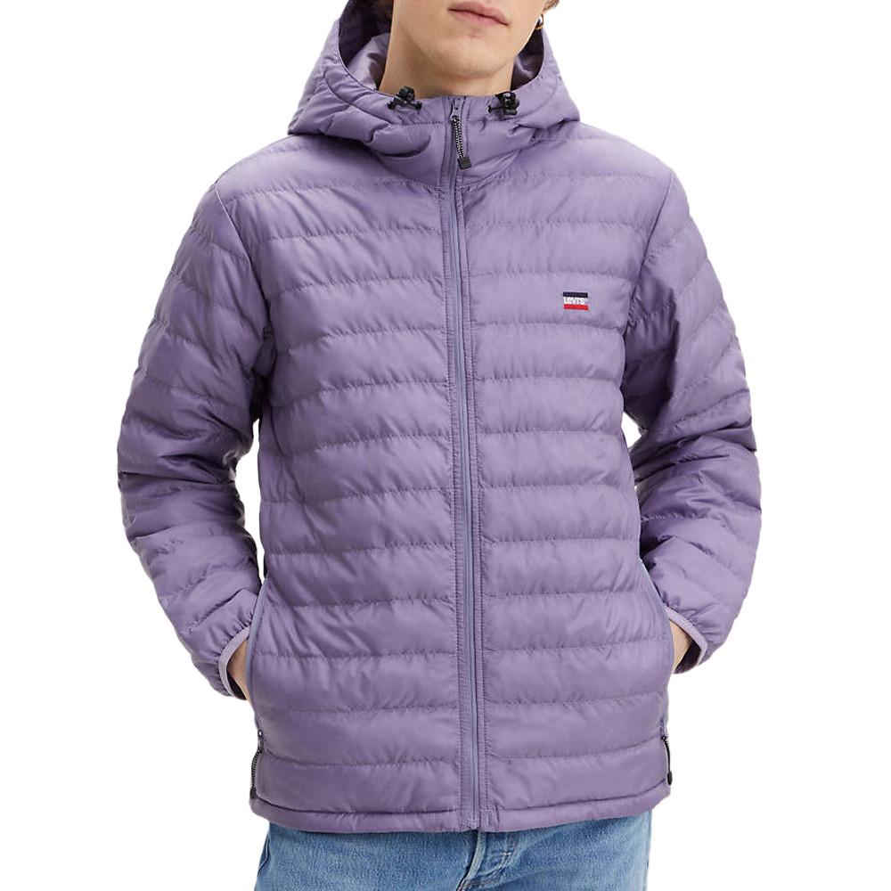 Doudoune Mauve Home Levis Presidio A1827 pas cher